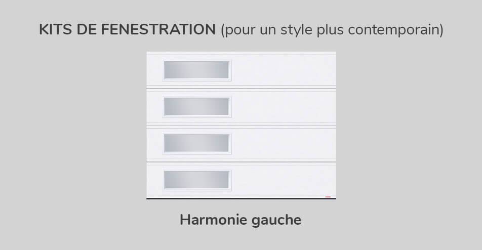 Kits fenestration, 9' x 7', Harmonie gauche